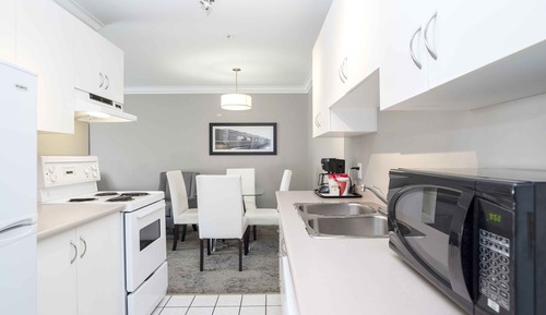 2 Bedroom Suite, 1 King, 1 Queen, Sofa Bed, Kitchen