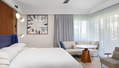 Habitación, 1 cama de matrimonio grande, no fumadores, frente al mar