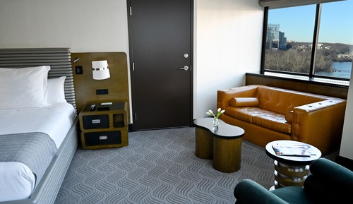 Habitación Premier, 1 cama de matrimonio grande, vistas al río