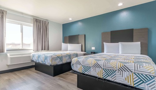 Habitación estándar, 2 camas de matrimonio, no fumadores, frigorífico y microondas