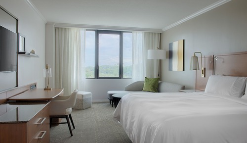 Habitación, 1 cama de matrimonio grande, vistas al complejo turístico, en una planta alta