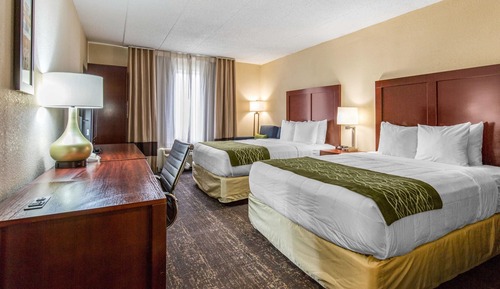 Habitación, 2 camas de matrimonio, accesible para personas con discapacidad, no fumadores