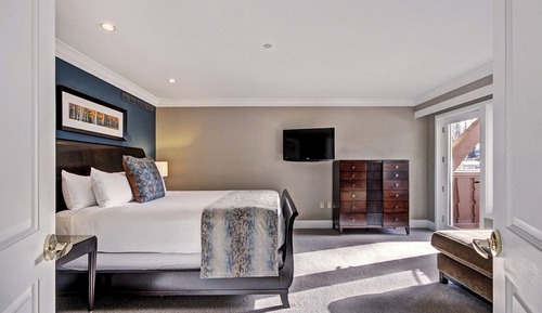 Suite de lujo, 1 cama de matrimonio grande con sofá cama, con vistas