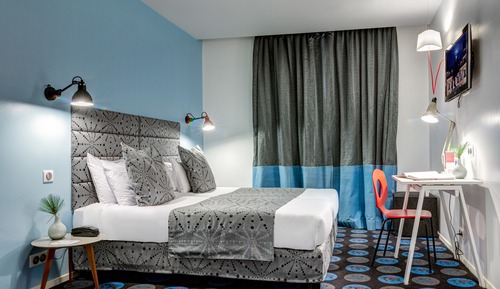 Habitación superior con camas gemelas -Minibar soft y bandeja de cortesía, Chromecast-Prensa digital