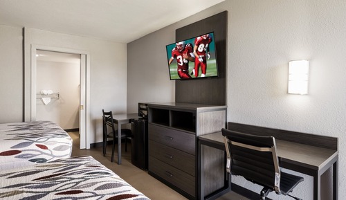 Habitación Deluxe, 2 camas de matrimonio, accesible para personas con discapacidad, fumadores