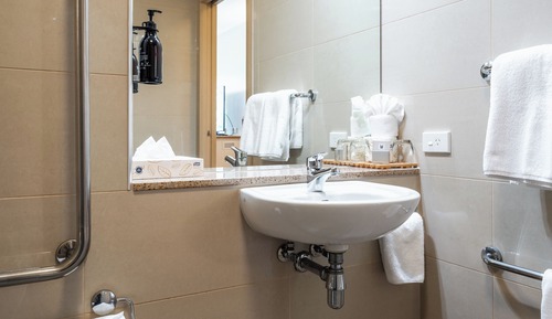 Habitación estándar doble, ducha adaptada, vistas al jardín