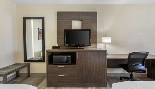 Habitación estándar, 2 camas de matrimonio, no fumadores, frigorífico y microondas