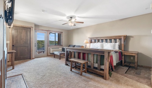 Estudio Deluxe, 1 cama de matrimonio grande, vistas al lago