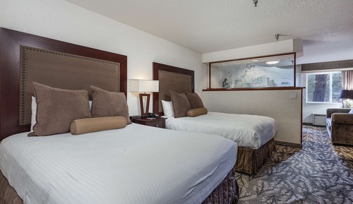 Habitación Deluxe, 2 camas de matrimonio, vistas al río