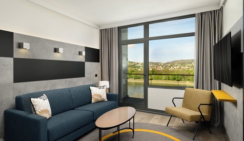 Apartamento Business, balcón, vistas al río