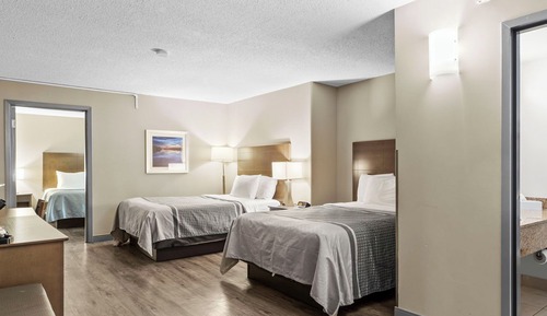 Suite estudio familiar, no fumadores (3 Queen Beds)