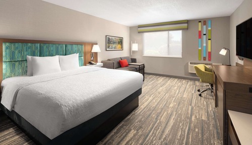 Habitación estándar, 1 cama de matrimonio grande con sofá cama