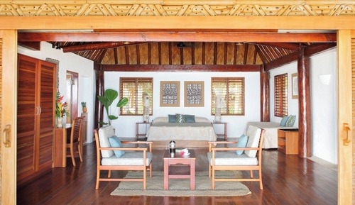 Bungalow Premium, vistas al mar, frente a la playa