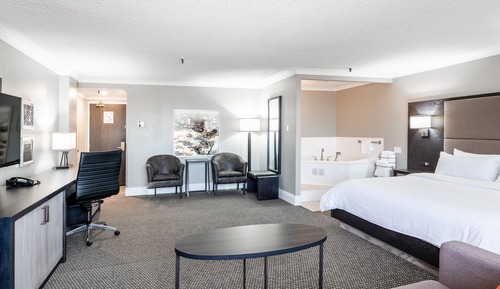 Suite junior, 1 cama de matrimonio grande, bañera de hidromasaje