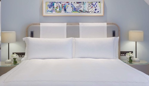 Suite, terraza, en esquina