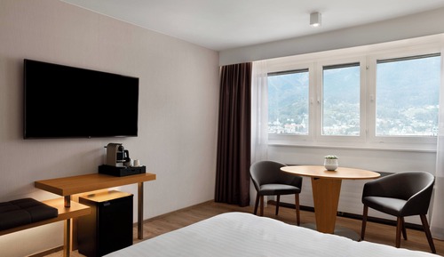 Habitación Deluxe, 1 cama de matrimonio grande, no fumadores, vistas a la montaña