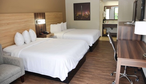 Habitación, 2 camas de matrimonio, no fumadores