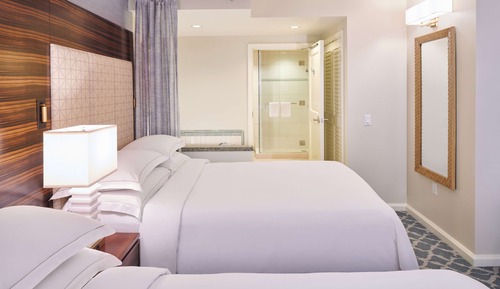 Suite, 1 habitación, accesible para personas con discapacidad (Hearing, Roll-in Shower, City View)