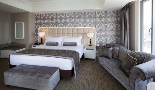 Suite junior, 1 cama de matrimonio grande, Acceso al salón del club, vistas al río