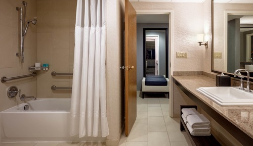 Habitación, 1 cama de matrimonio, accesible para personas con discapacidad, bañera