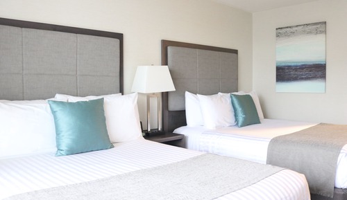 Habitación estándar, 2 camas de matrimonio, no fumadores, balcón