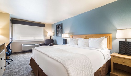 Habitación estándar, 1 cama de matrimonio grande, no fumadores, frigorífico y microondas