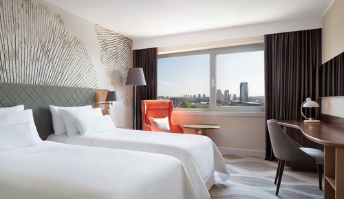 Habitación Deluxe, 2 camas individuales, vistas a la ciudad