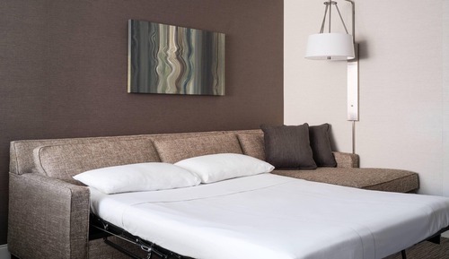 Habitación, 1 cama de matrimonio grande con sofá cama