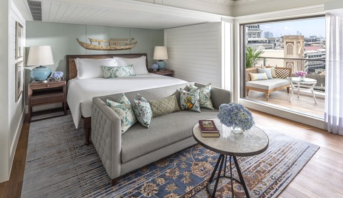 Suite junior, terraza