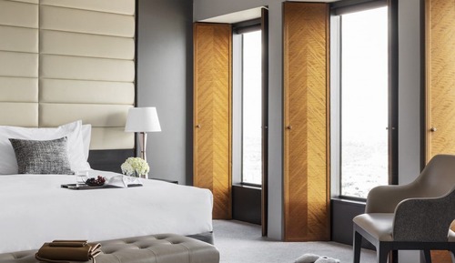 Suite junior, 1 cama de matrimonio grande, vistas a la bahía, en esquina