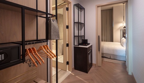 Suite presidencial, 1 cama de matrimonio grande (Roll-In Shower)