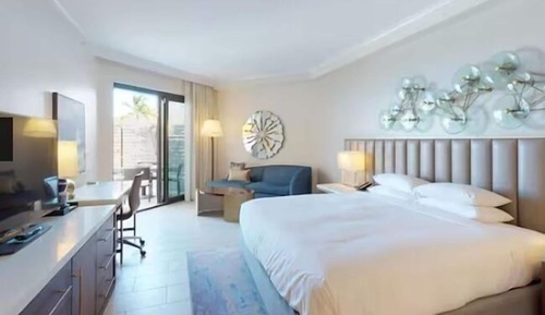 Suite, 1 cama de matrimonio grande con sofá cama, vistas al mar (Verdant Veranda)