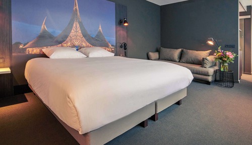 Habitación estándar doble, 1 cama doble con sofá cama