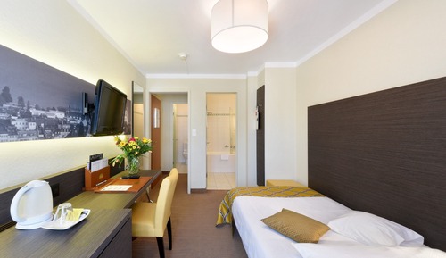 Habitación individual, vistas a la ciudad