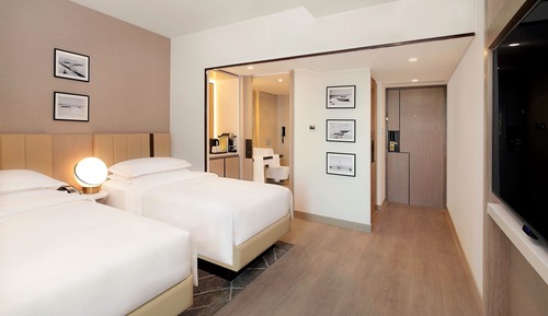 Habitación clásica, 2 camas individuales, no fumadores, vistas a la ciudad