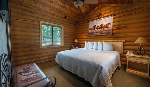 Cabaña de lujo, 1 cama de matrimonio grande
