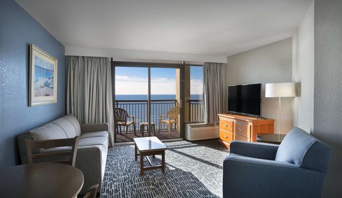 Suite estudio, 1 cama de matrimonio grande, cocina, frente al mar (Living Room, Full Kitchen)