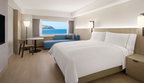 Habitación Deluxe, 1 cama de matrimonio grande, vistas a la playa