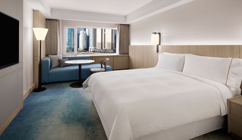 Executive Park King, Club lounge access,  1 King, Dongbaek Park view
