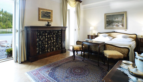 Suite presidencial, balcón, vistas al lago