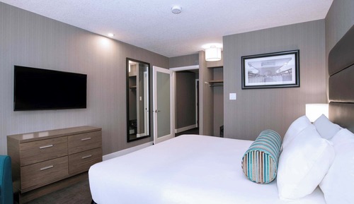 Suite estándar, 1 cama de matrimonio grande con sofá cama, cocina básica