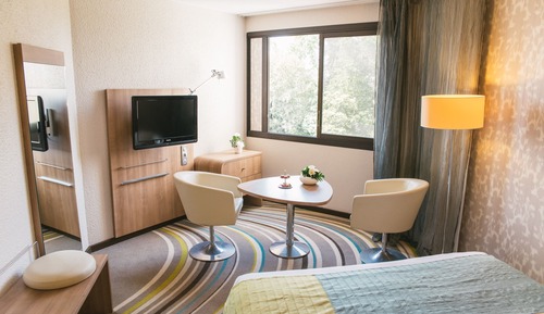 Habitación superior, 1 cama doble con sofá cama, con vistas