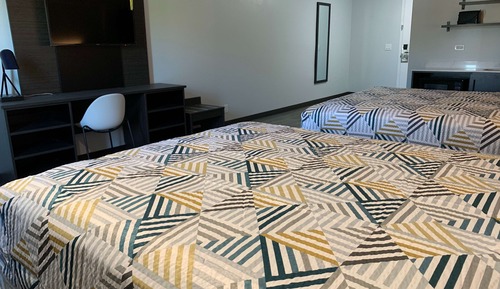 Habitación estándar, 2 camas de matrimonio, accesible para personas con discapacidad, no fumadores