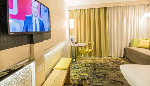 Suite estándar, 2 camas dobles, habitaciones comunicadas