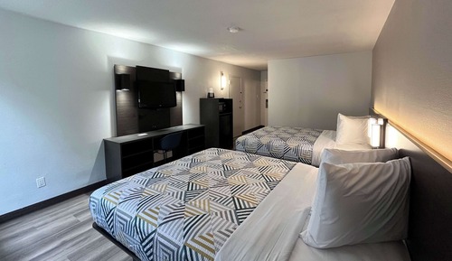 Habitación Deluxe, 2 camas de matrimonio, no fumadores, frigorífico y microondas