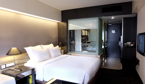 Habitación superior, 1 cama de matrimonio, vistas a la ciudad (Premium)