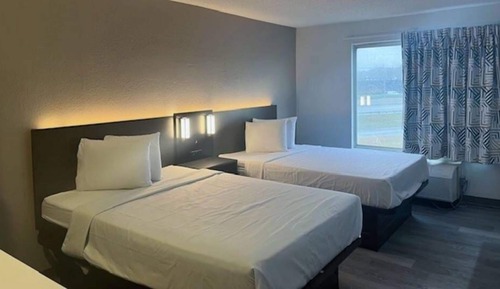Habitación estándar, 2 camas de matrimonio, no fumadores, frigorífico y microondas