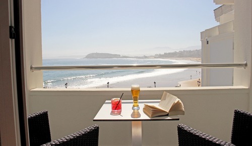 Habitación doble, terraza, vistas al mar