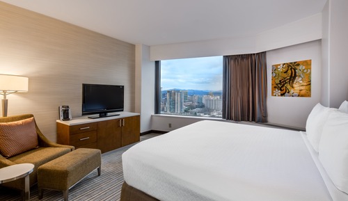 Suite junior, 1 cama de matrimonio grande, vistas a la ciudad
