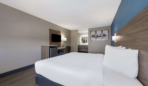 Habitación estándar, 1 cama de matrimonio grande, fumadores, frigorífico y microondas